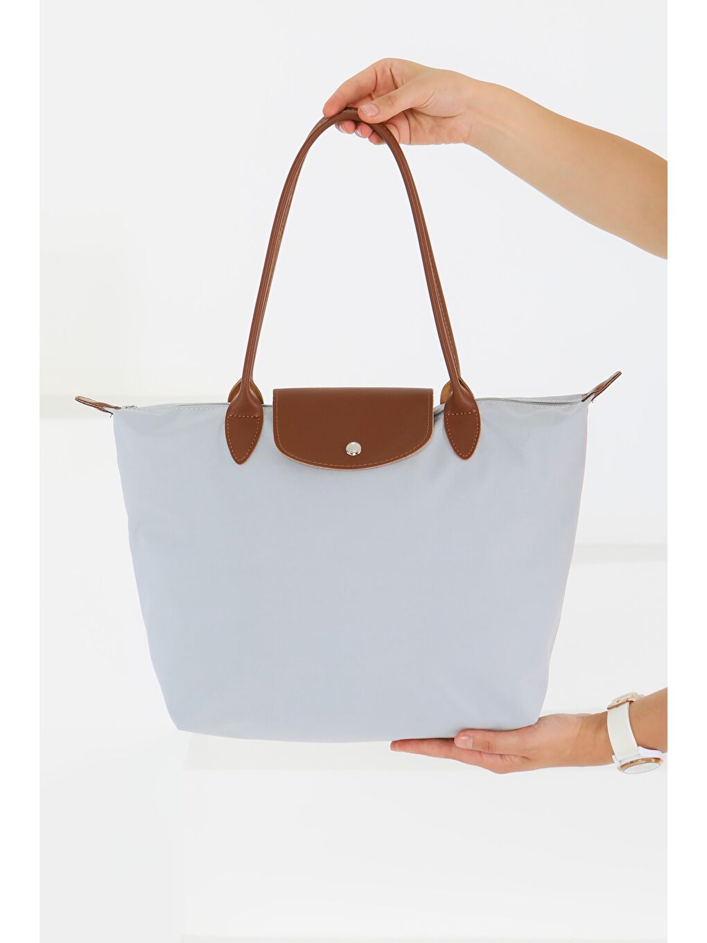 Kadın Gri Kol Çantası - 27467-4