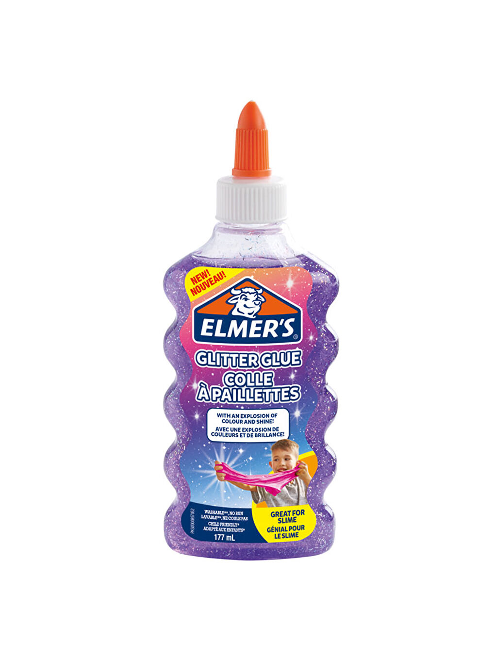 Elmer's Simli Yapıştırıcı Mor 177Ml