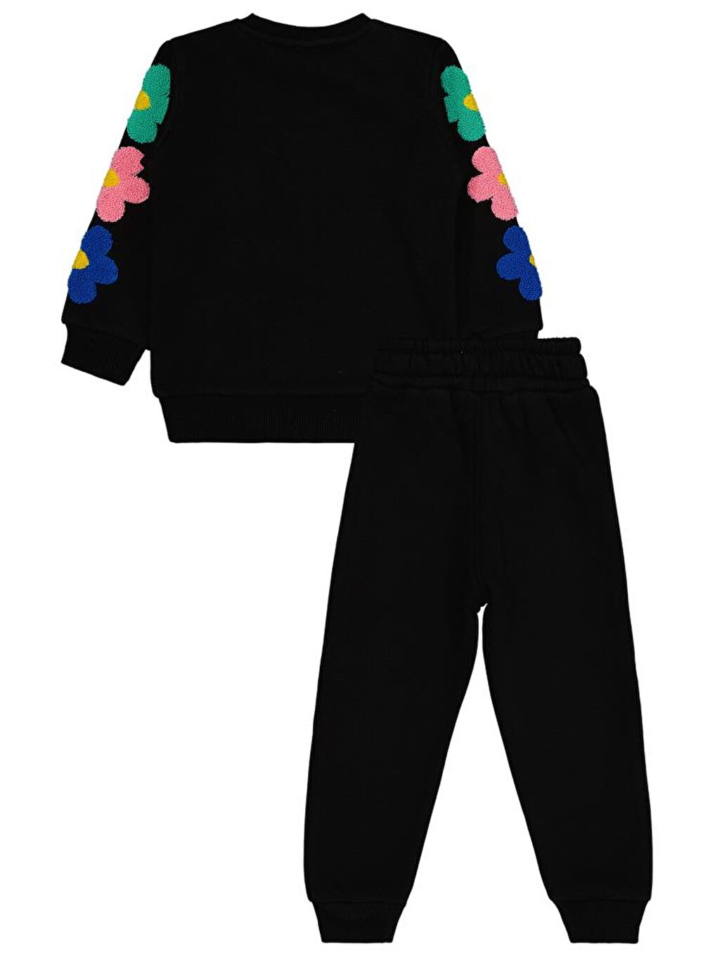 Siyah Girls Papatya Süzene 2-5 Yaş Eşofman Takımı