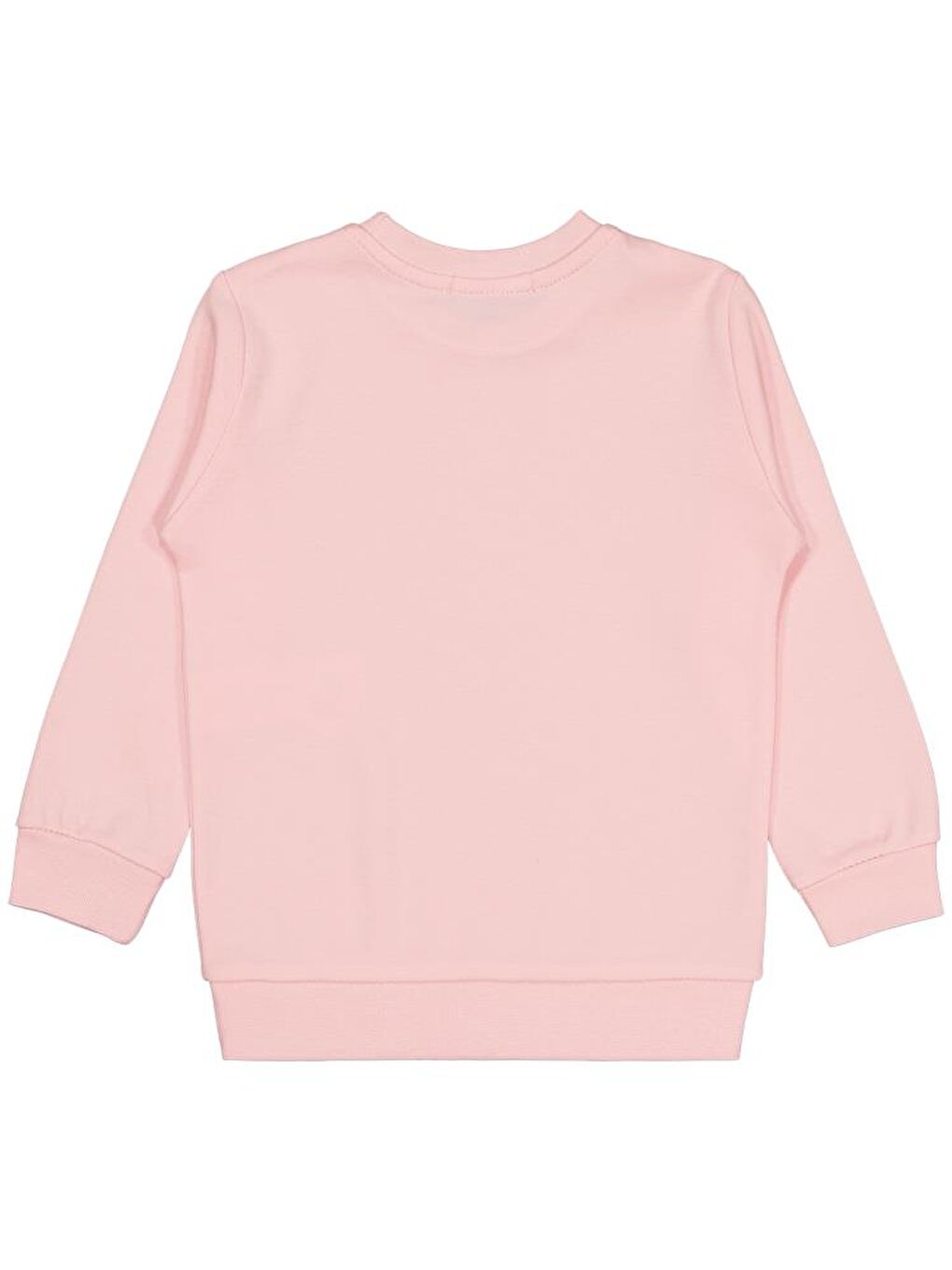 Pembe Girls Düz 2-5 Yaş Sweatshirt-1
