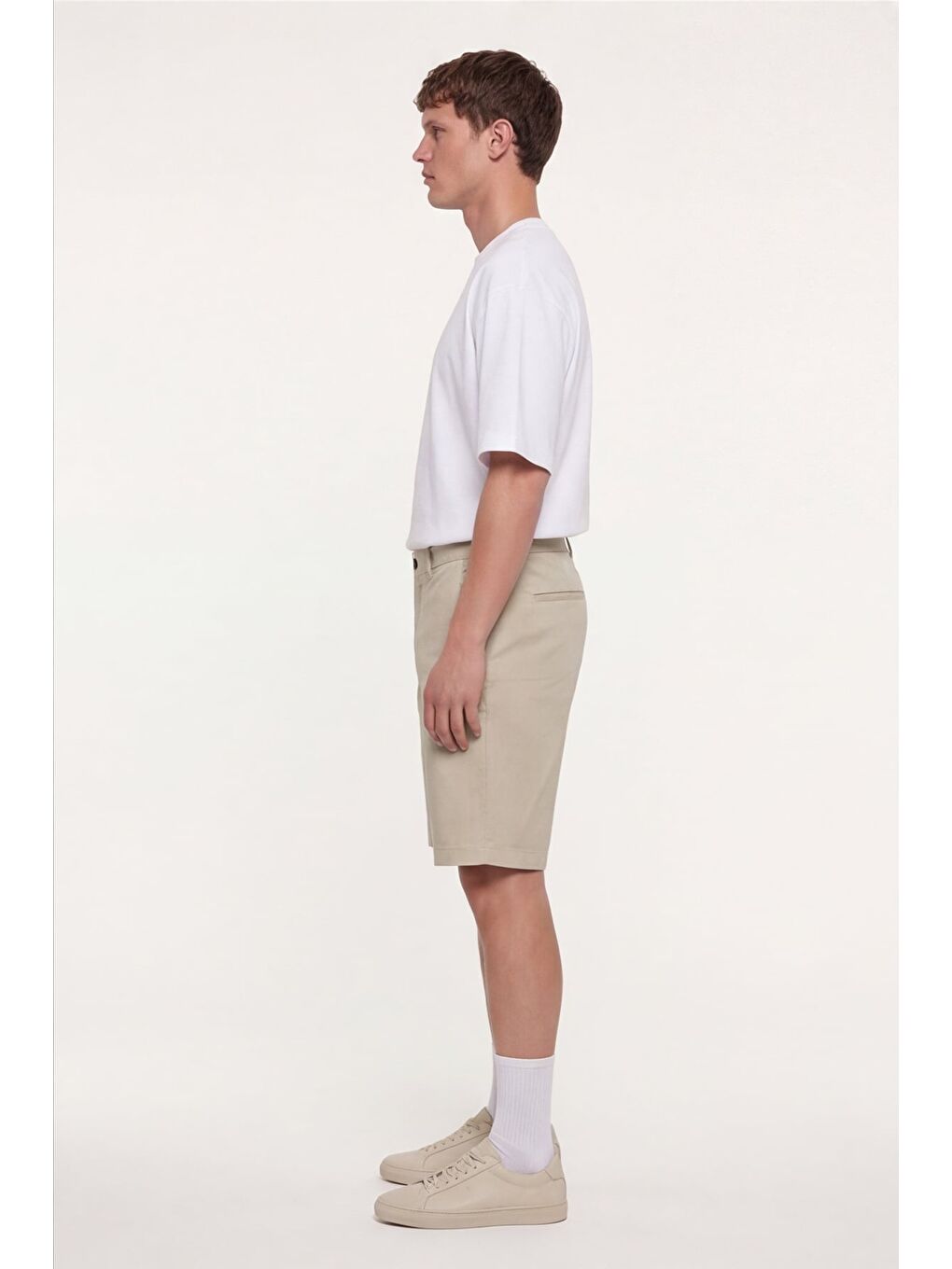 Bej Erkek Şort-2