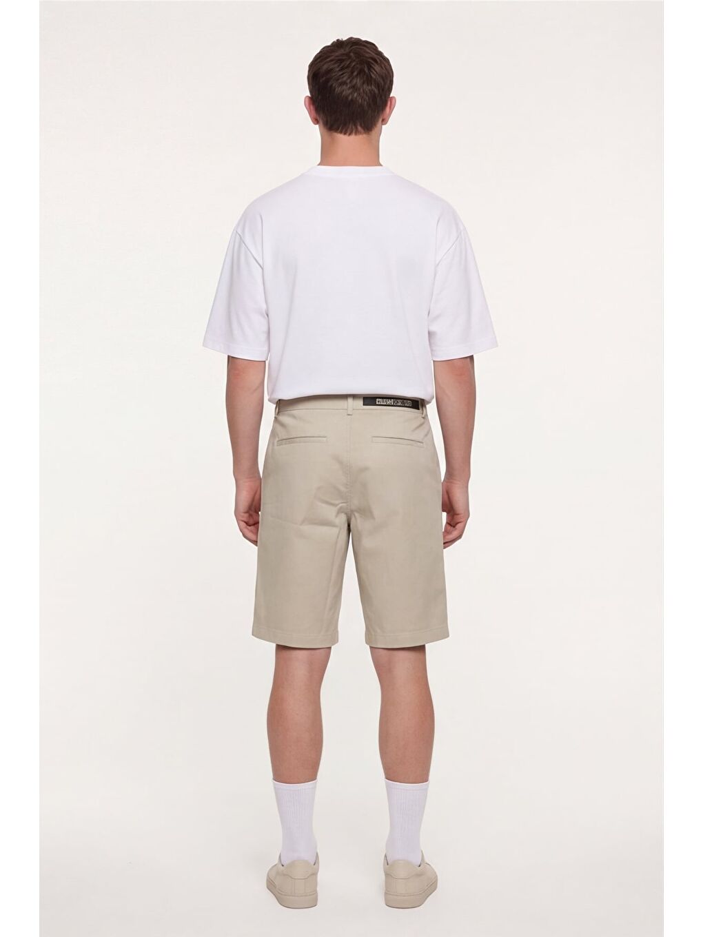 Bej Erkek Şort-3
