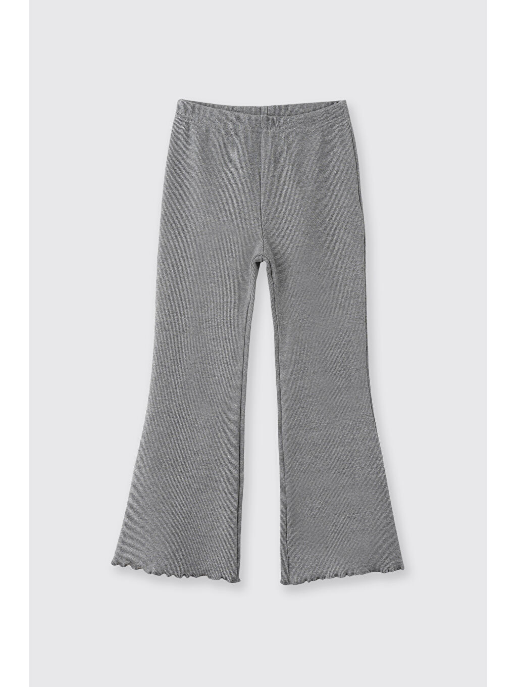 Kız Çocuk Bol Paça Gri Tayt-2