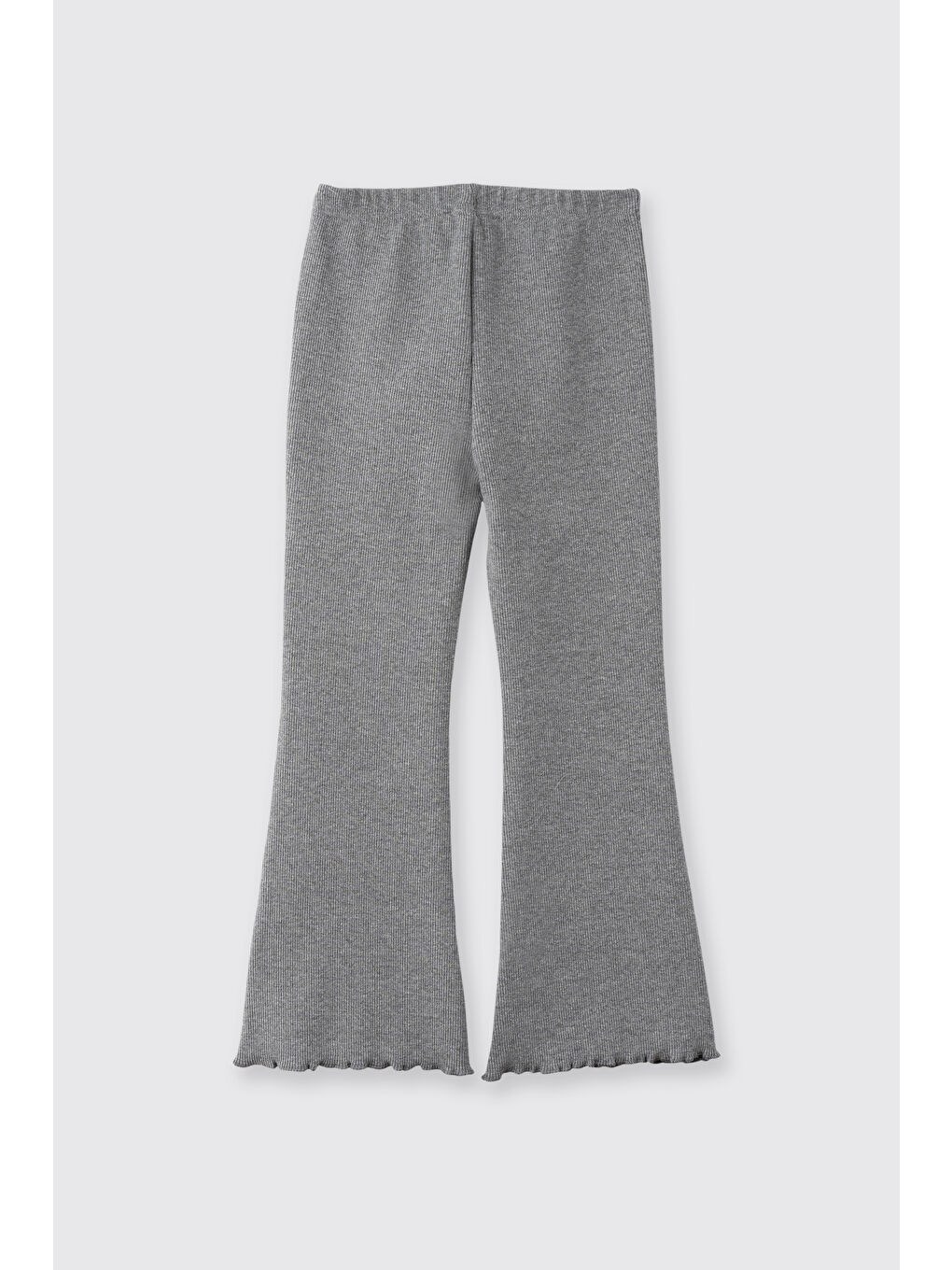 Kız Çocuk Bol Paça Gri Tayt-4