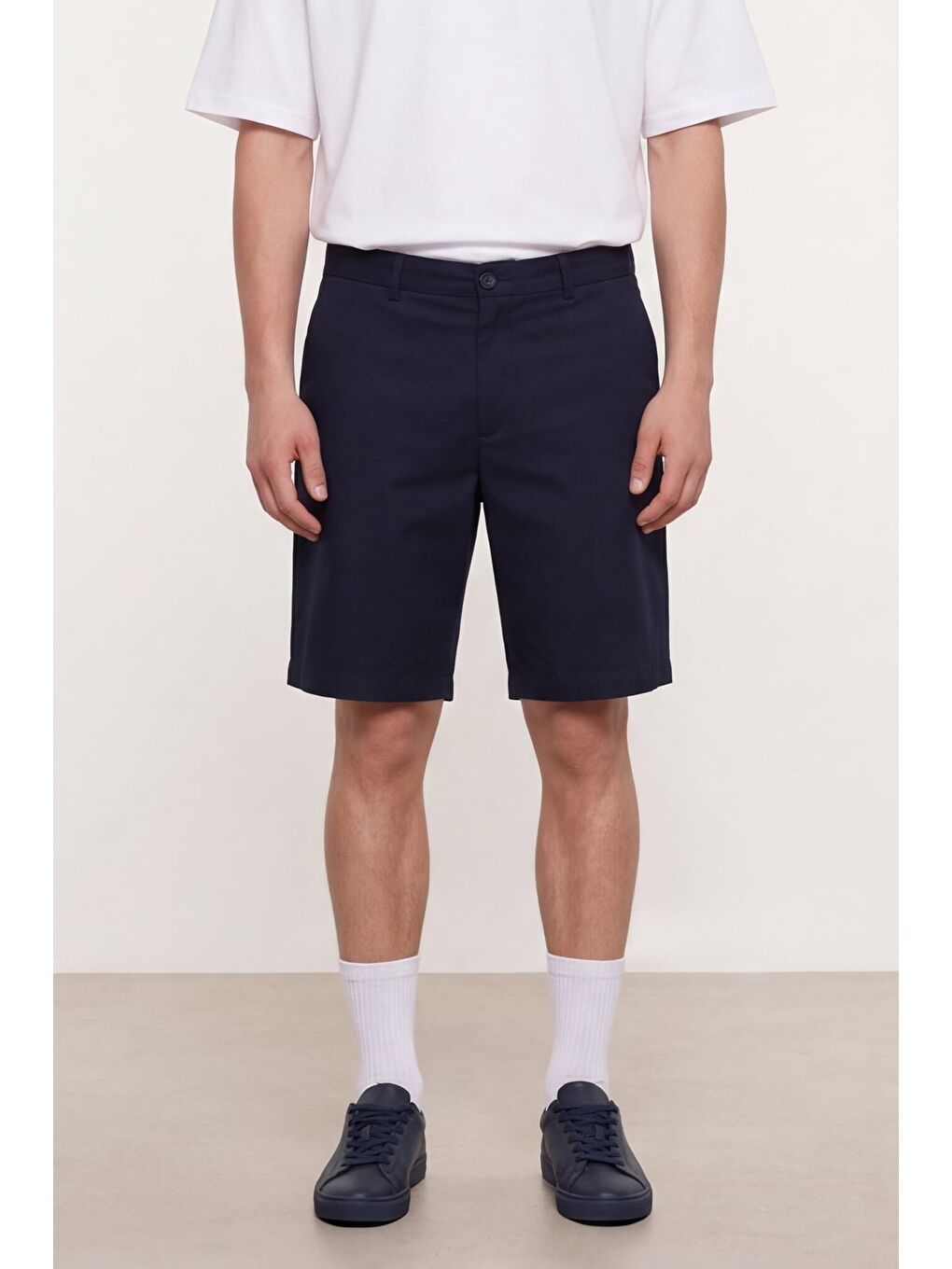 Koyu Lacivert Erkek Şort
