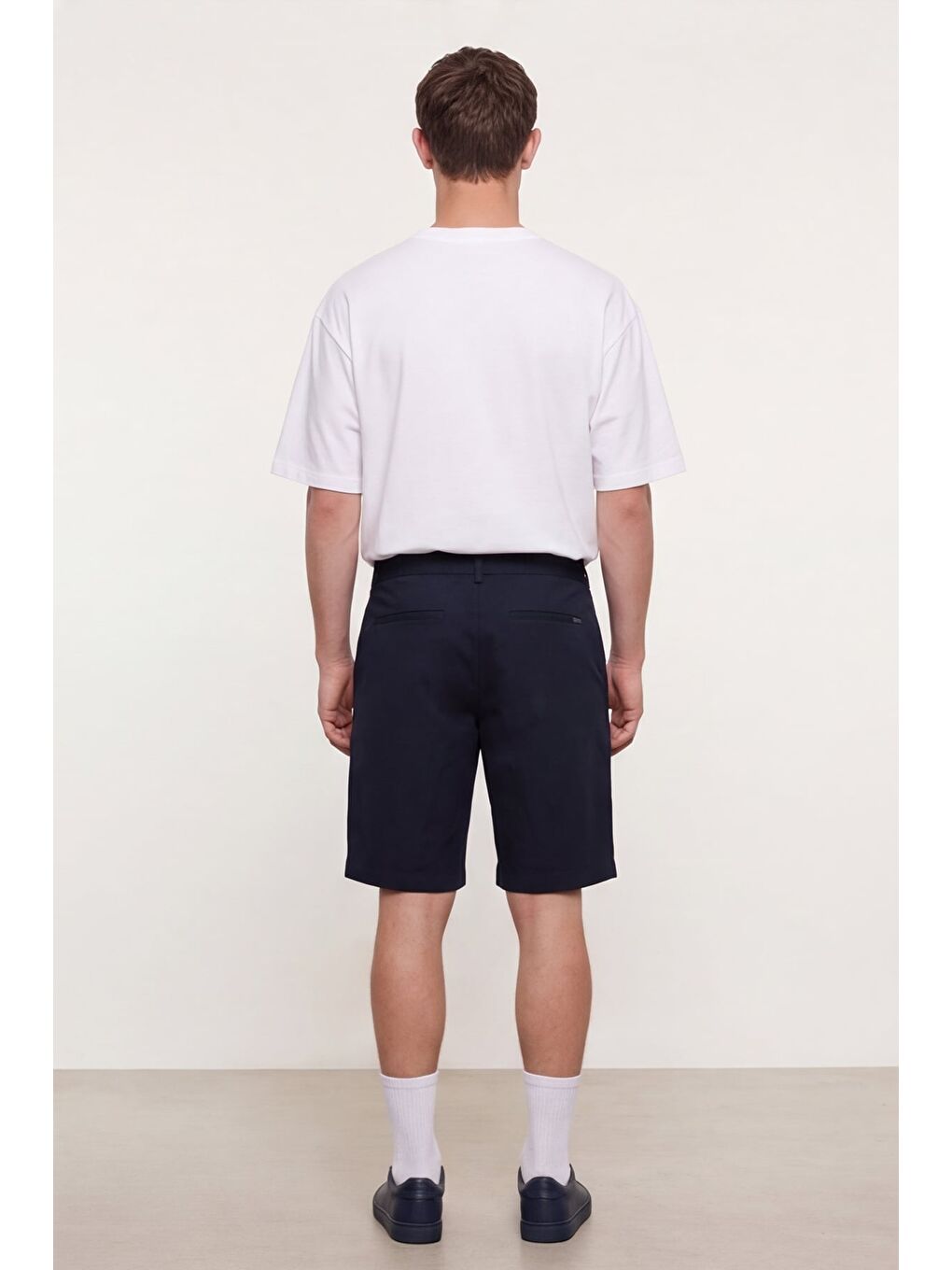 Koyu Lacivert Erkek Şort-3