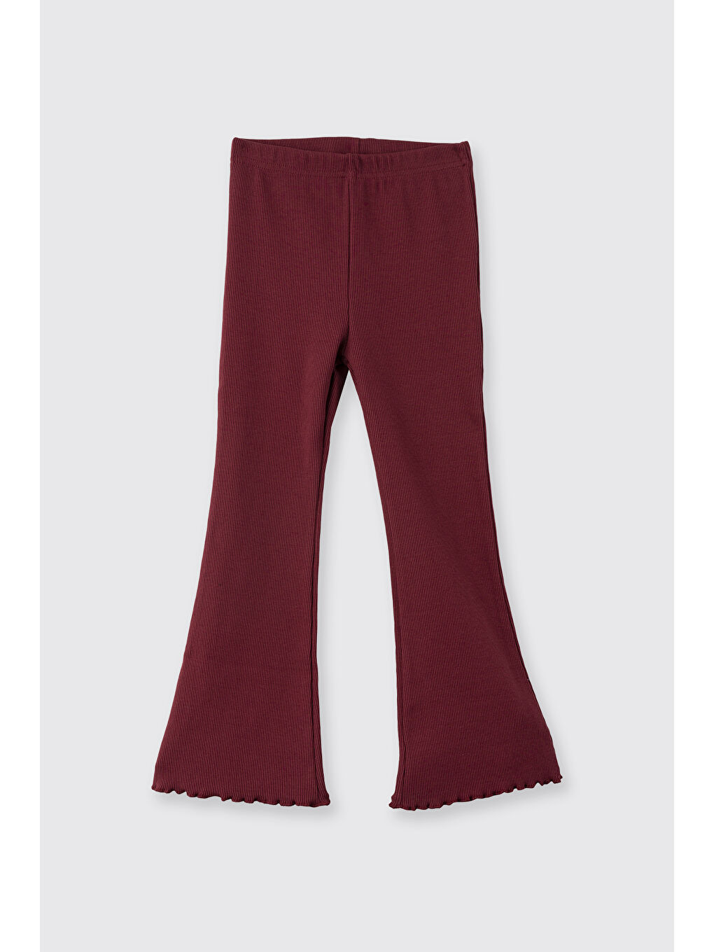 Kız Çocuk Bol Paça Bordo Tayt