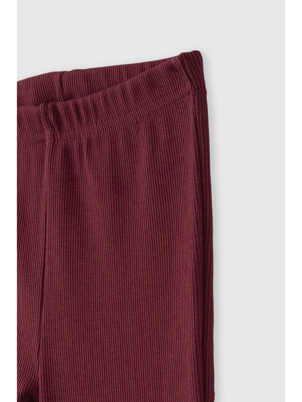 Kız Çocuk Bol Paça Bordo Tayt-1