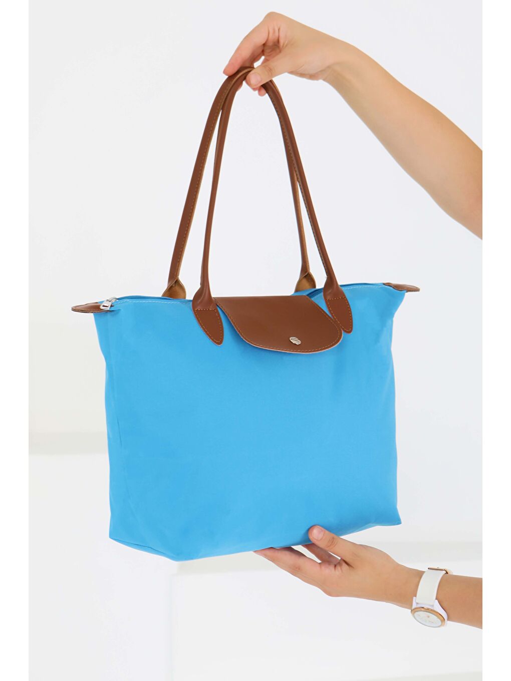 Kadın Mavi Kol Çantası - 27467-2