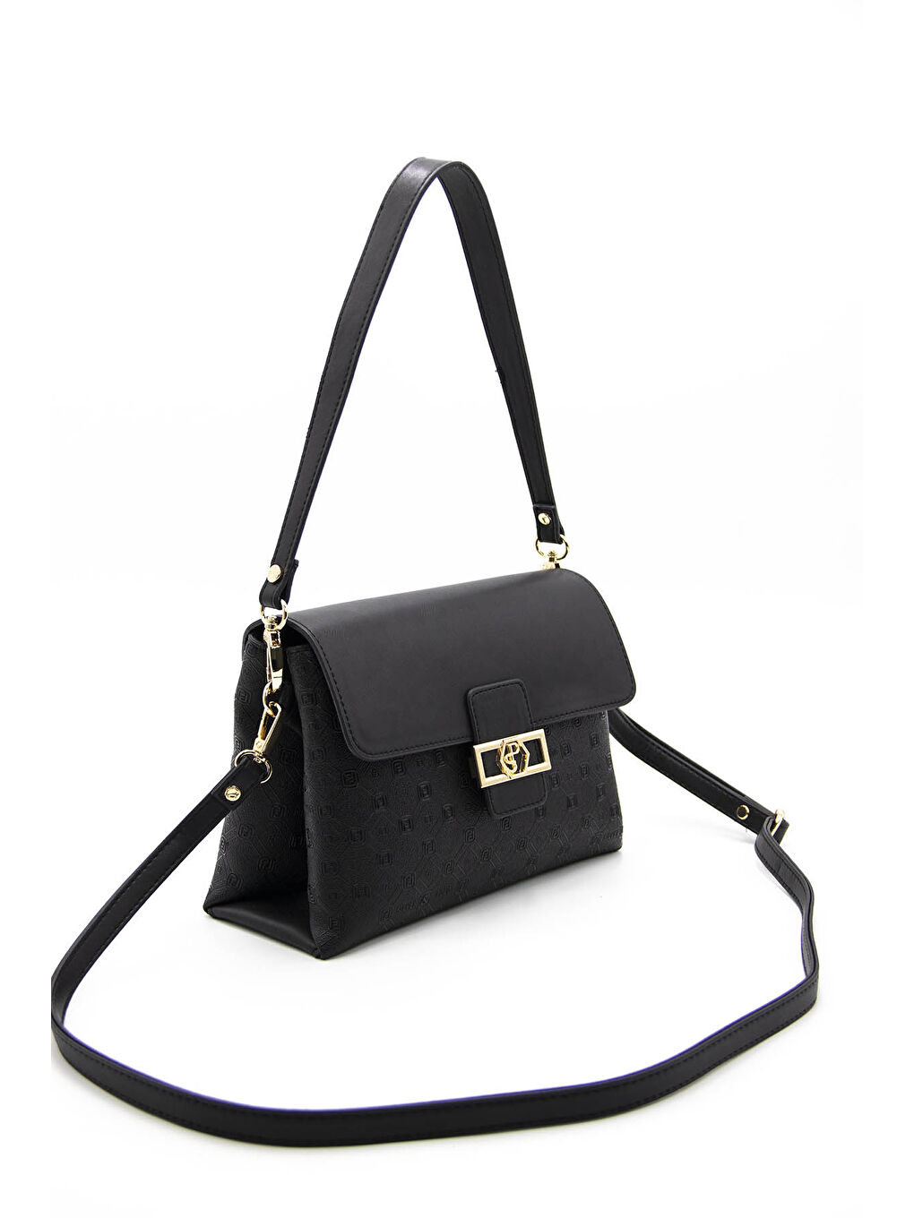 Kadın Çapraz Çanta 1101-42755 M46 Siyah-Mat Siyah-5