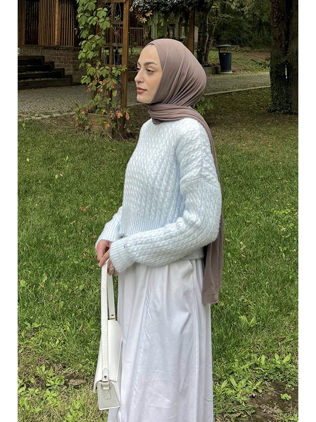 Crop Triko Kazak Bebe Mavisi-1