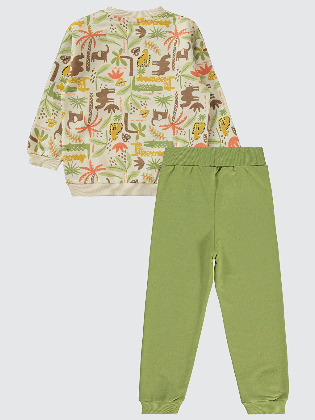 Boys Erkek Çocuk Eşofman Takımı 2-5 Yaş Yağ Yeşili-1