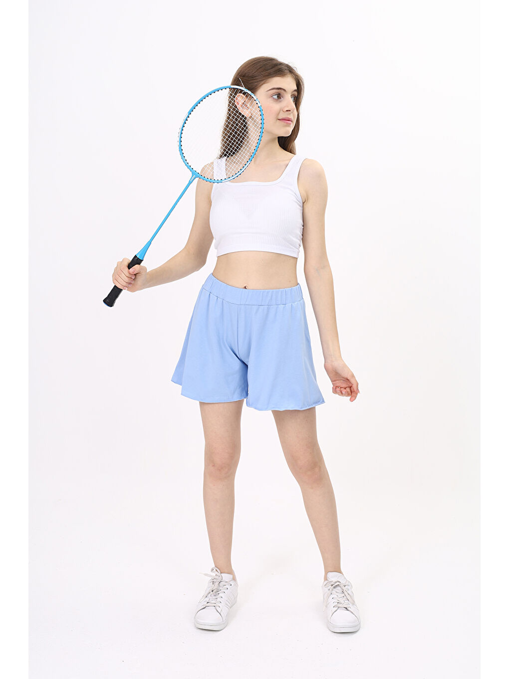 Mavi Kız Çocuk Şort