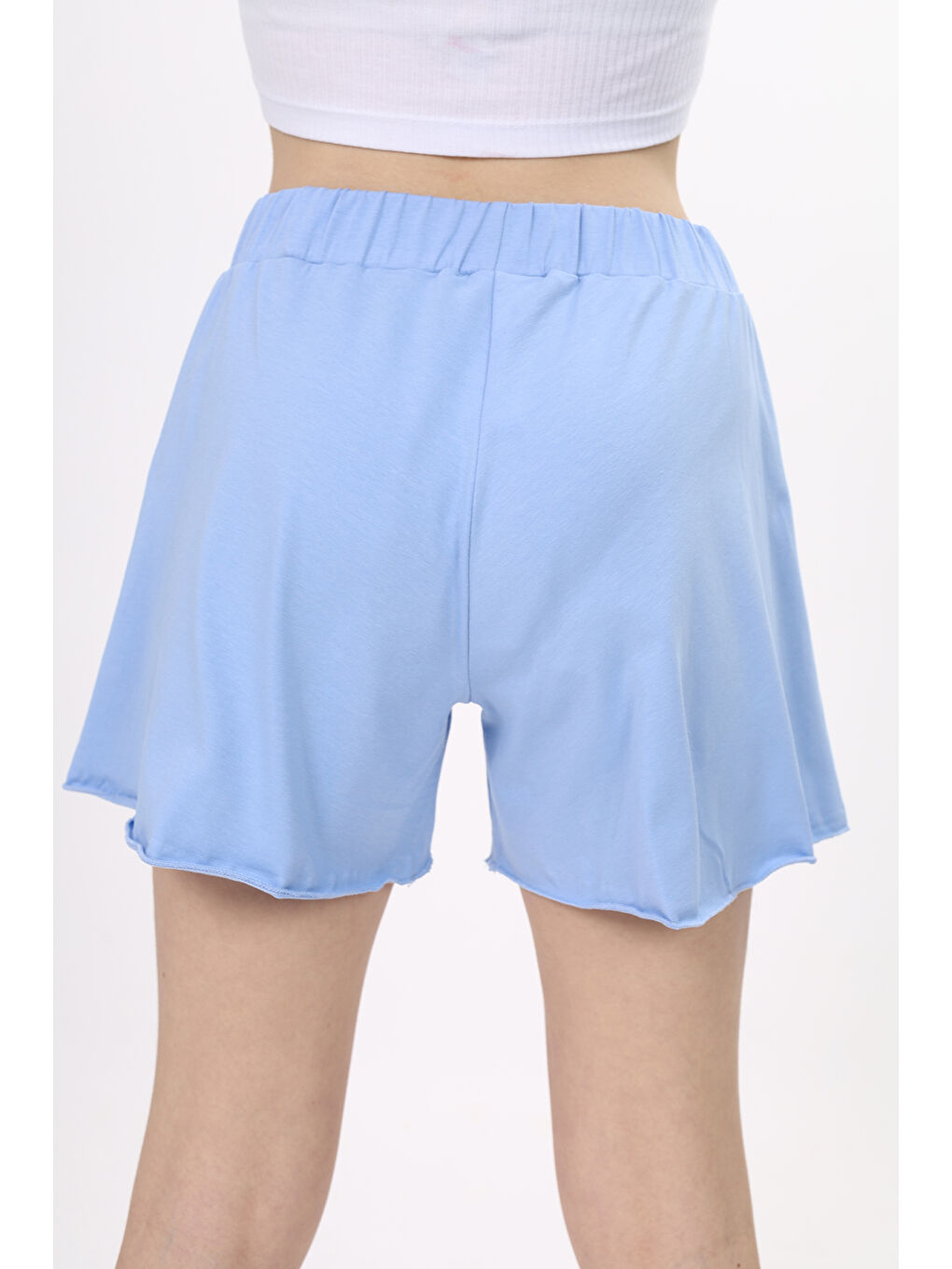 Mavi Kız Çocuk Şort-1