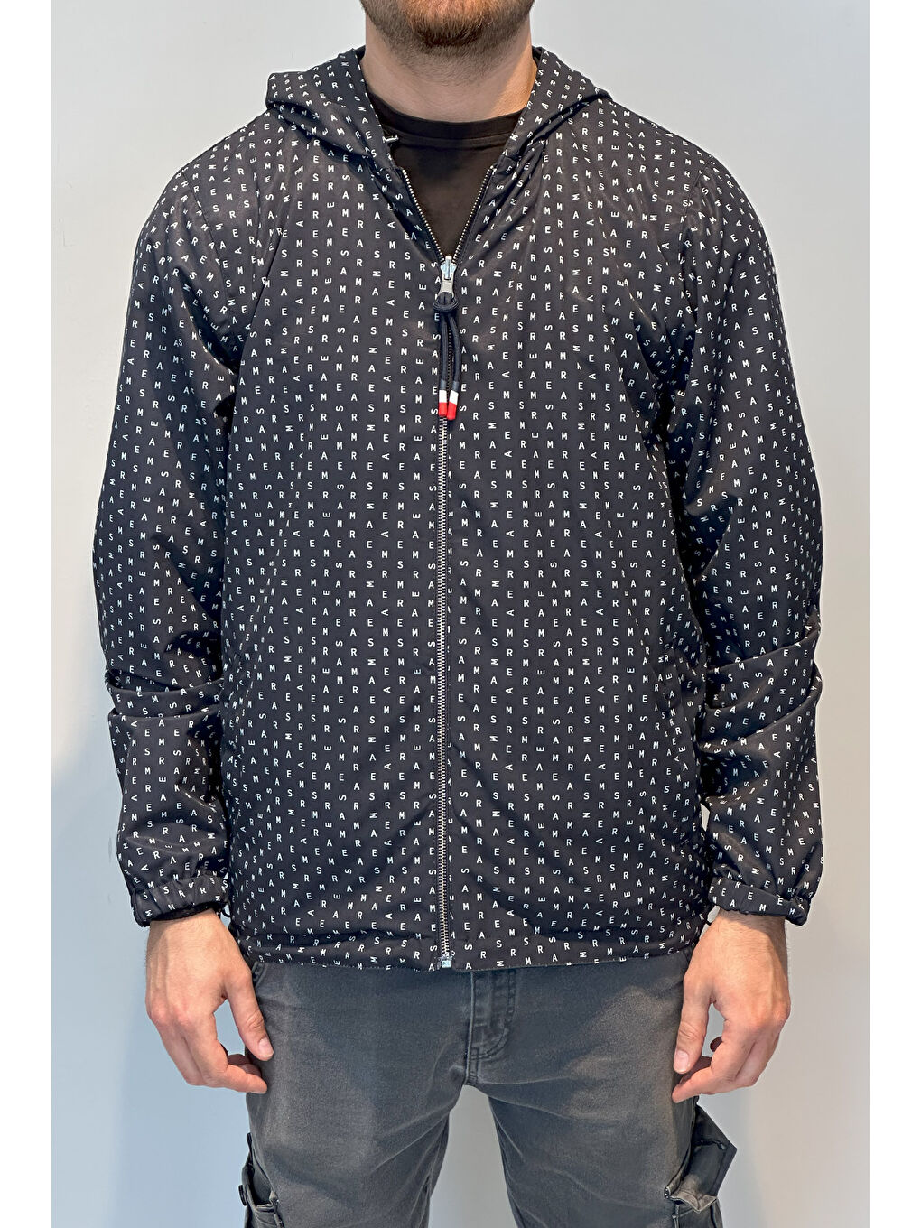 Erkek Çift Taraflı Mevsimlik Ceket Tek Üst REU-24726 Lacivert-1