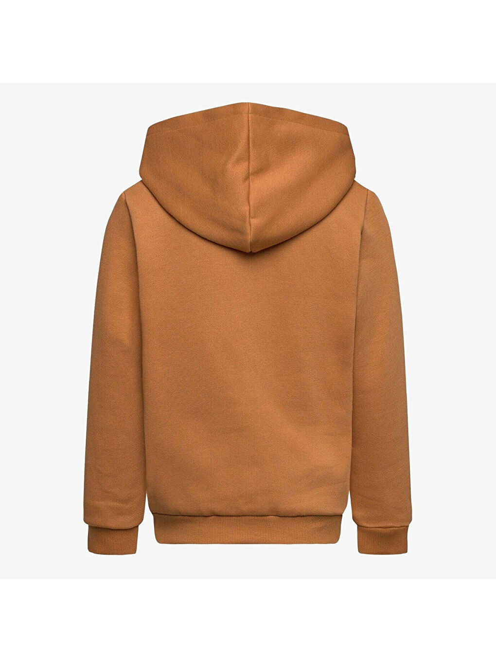 Ess Big Logo Erkek Kahverengi Kapüşonlu Hoodie-1