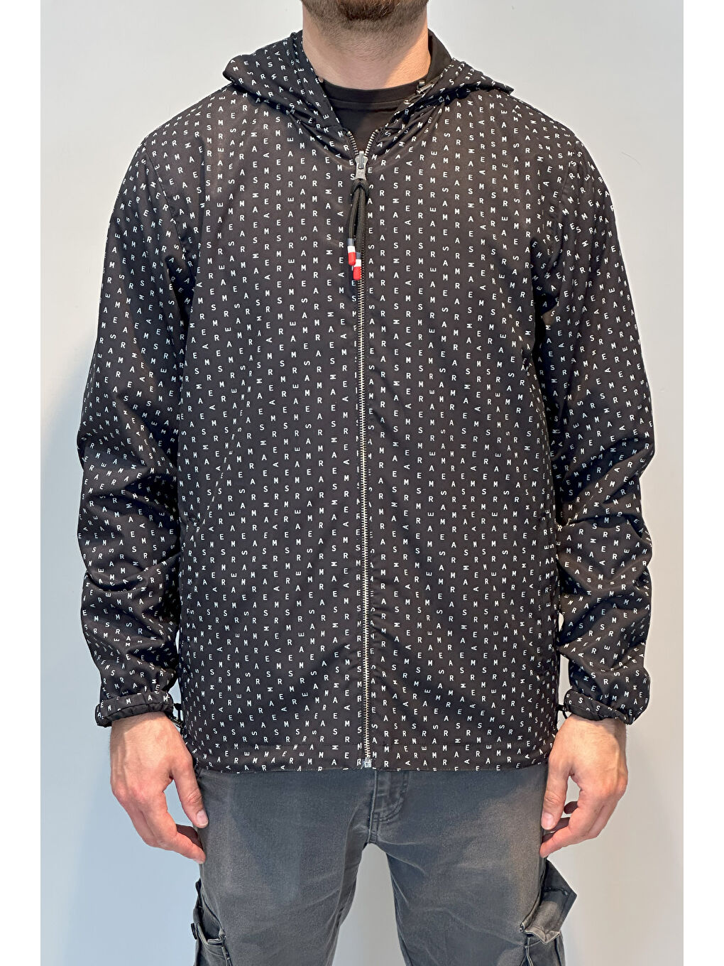 Erkek Çift Taraflı Mevsimlik Ceket Tek Üst REU-24726 Siyah-1