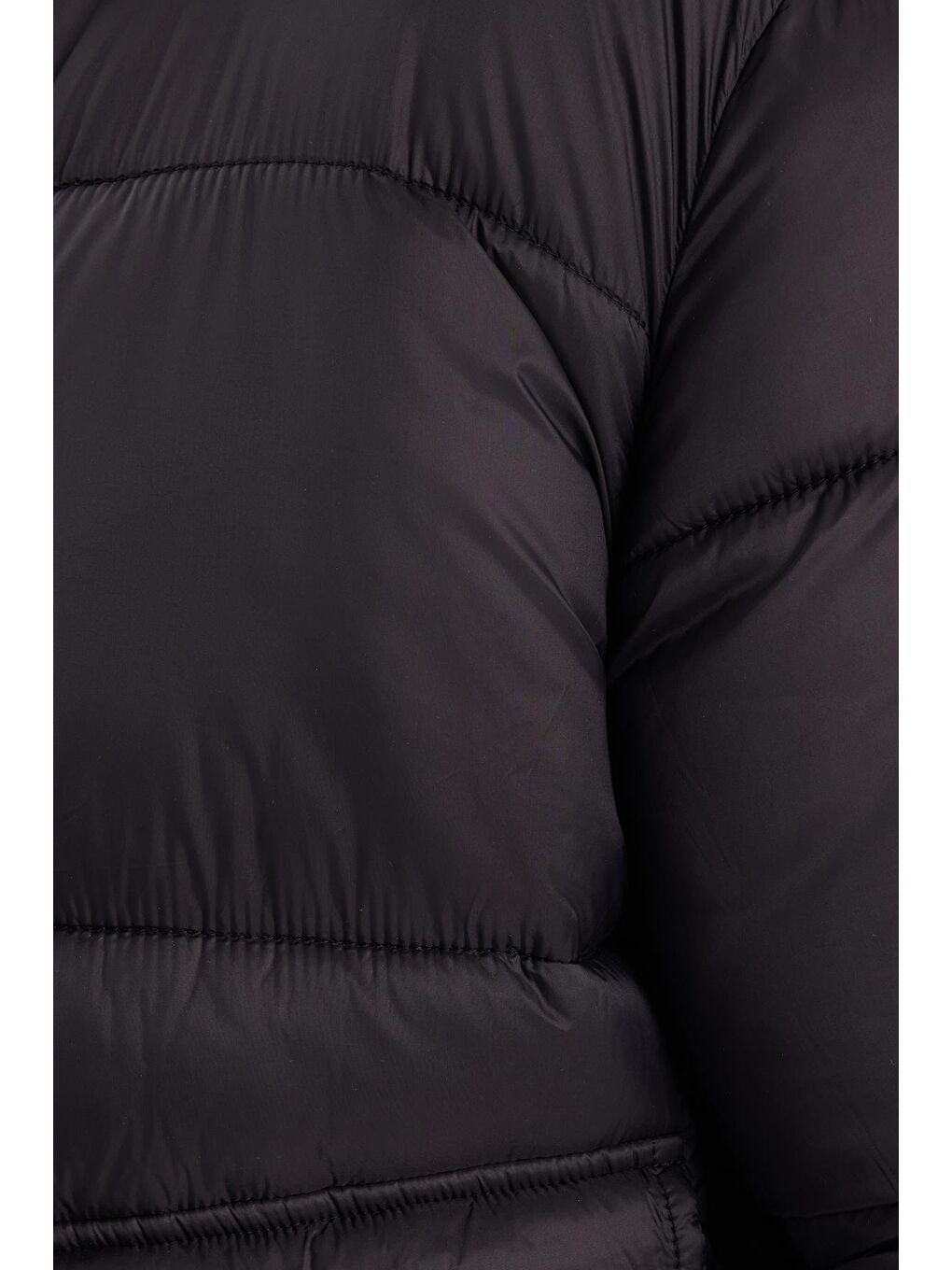 Erkek Regular Fit Klasik Kesim Çift Cepli Lastikli Sıcak Tutan Dik Yaka Siyah Mont-5