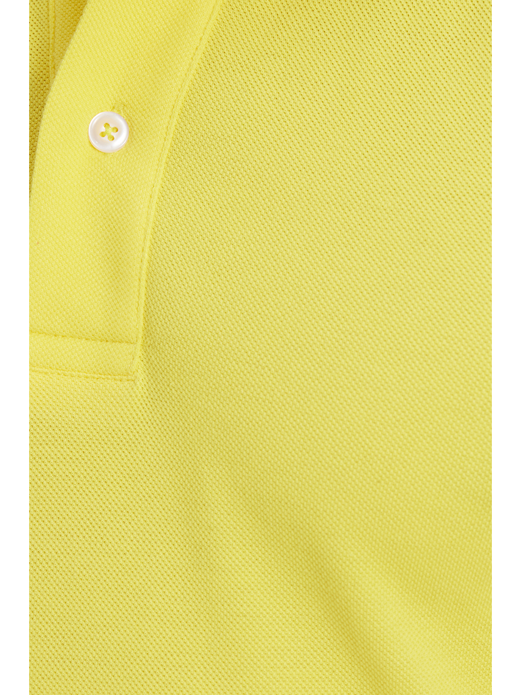 Erkek Slim Fit Dar Kesim %100 Pamuk Sarı Polo Yaka Tişört-4