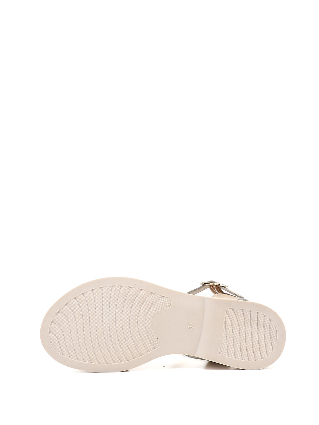 Bej Kadın AÇIK BEJ Bilek Bağlı Hakiki Deri Sandalet-4