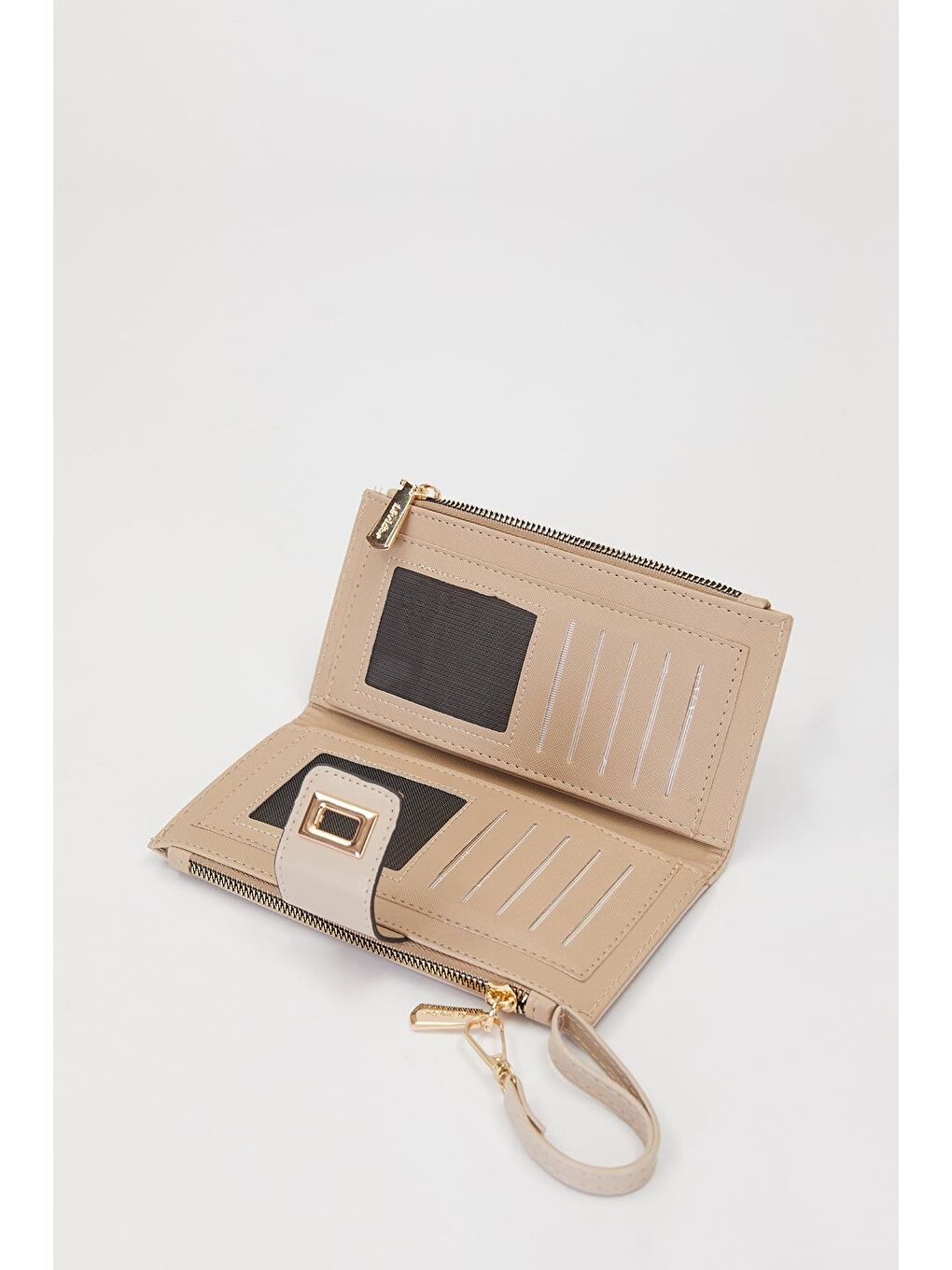 Bej Vizon Kadın Cüzdan 910042-2