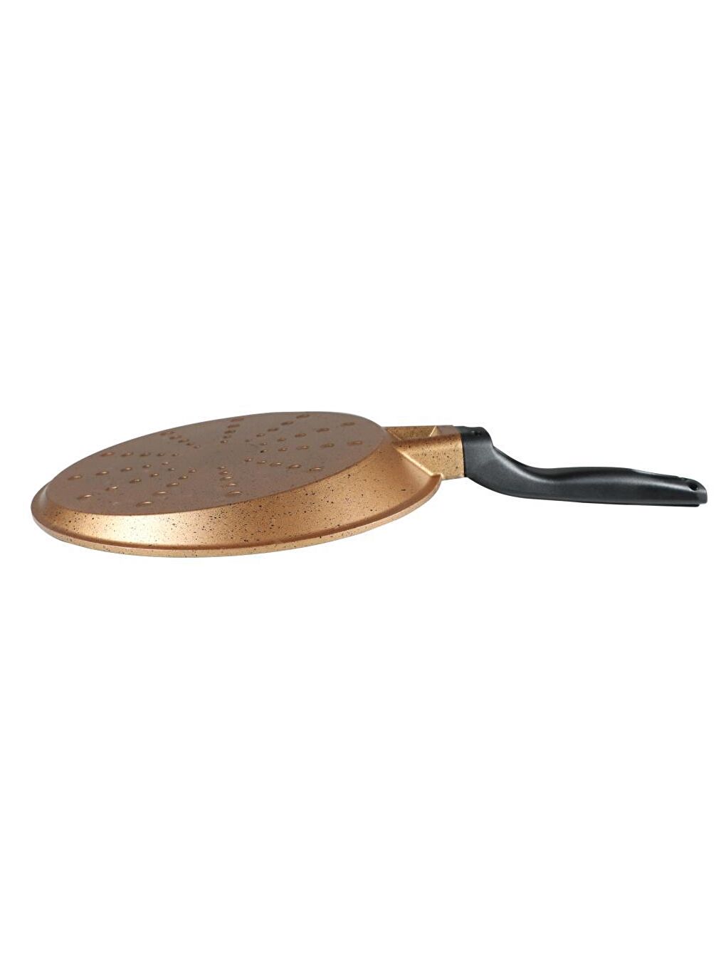 Serenk Kahverengi Fun Cooking Defne Alüminyum Döküm Granit Kaplama Krep Tava 22 cm Sarı - 2