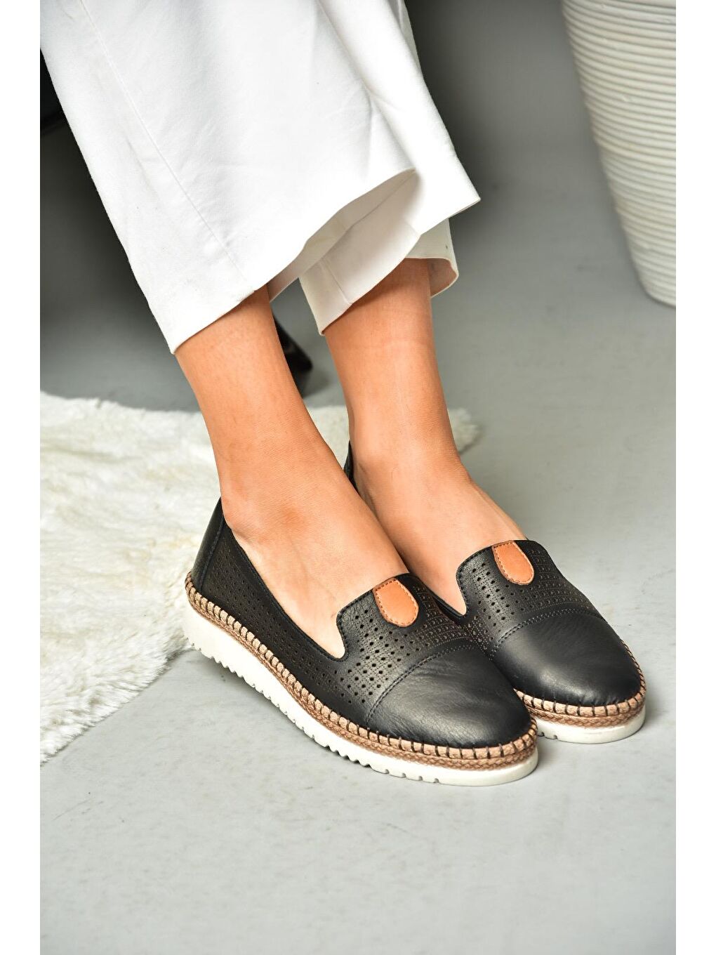 P5555001 Siyah Kadın Ayakkabı-5