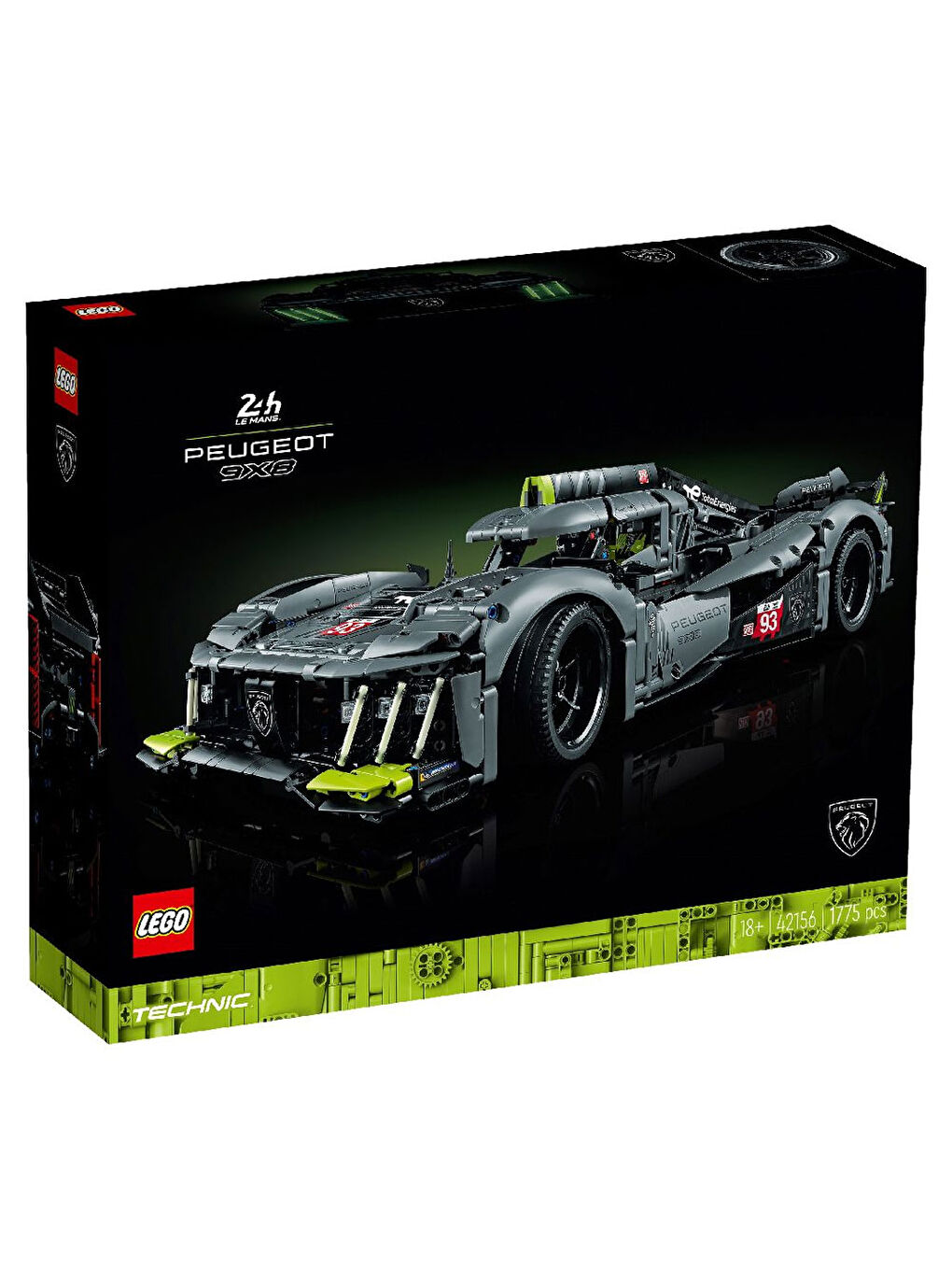 Lego Technic PEUGEOT 9X8 24H Le Mans Hybrid Hypercar 42156 - 3