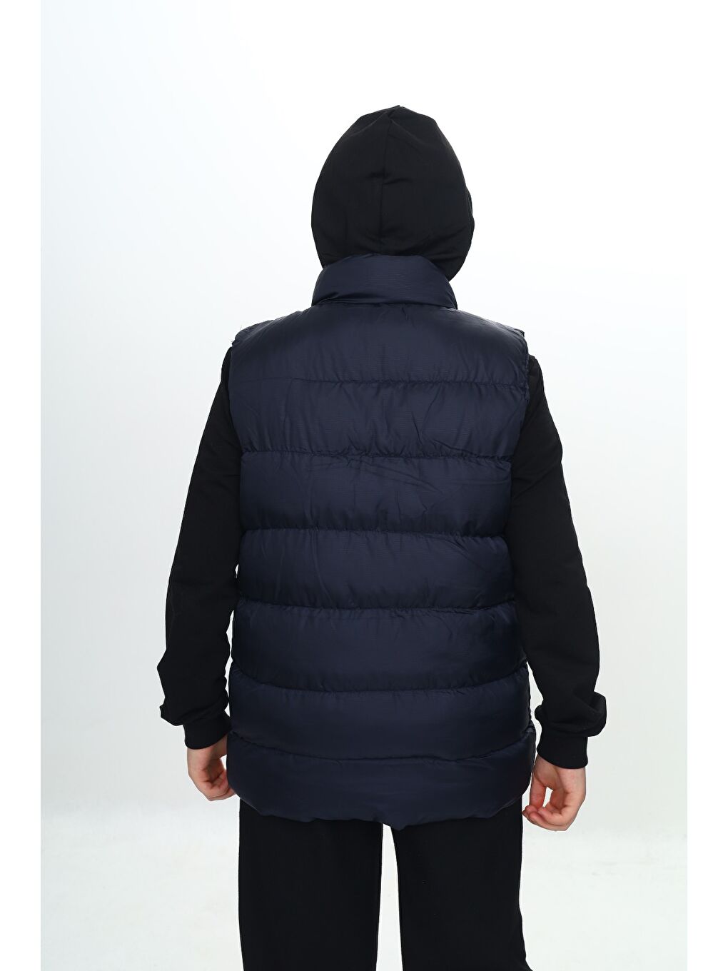 Lacivert Erkek Çocuk Göğsü Armalı Şişme Yelek-4