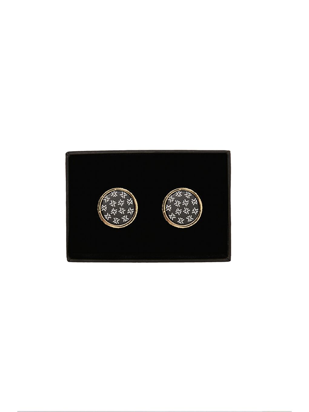 Sarı Erkek Altın %100 Metal Kol Düğmesi