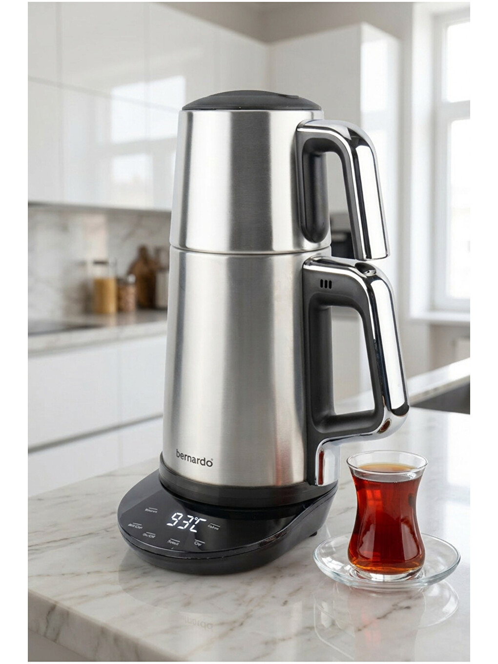 Nova Dijital Çelik Çay Makinesi Inox-4