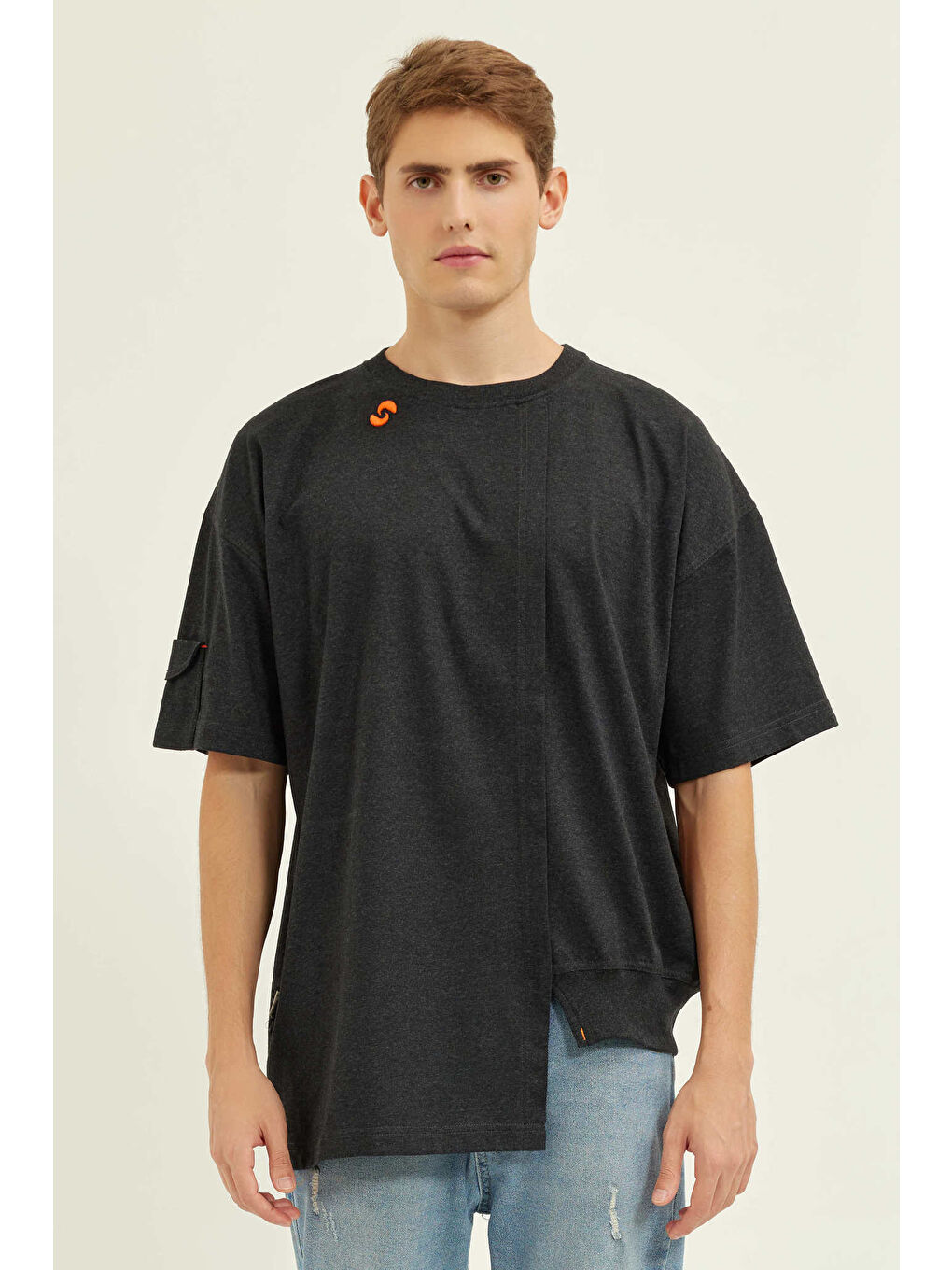 Enu Unisex Way Out Tişört   Antrasit