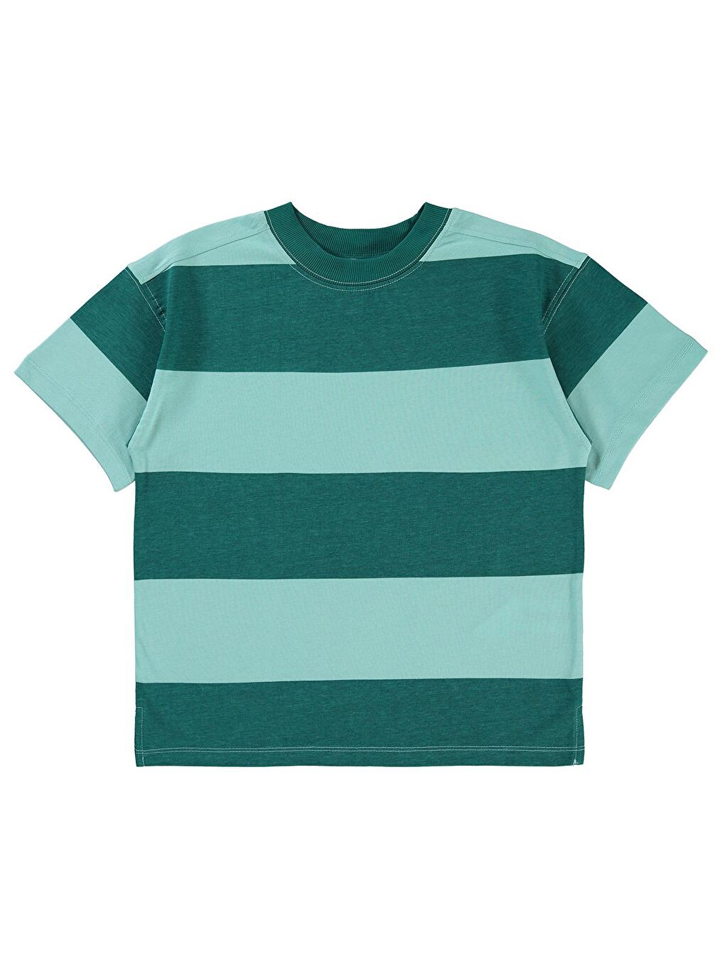 Boys Erkek Çocuk Tişört 6-9 Yaş Petrol