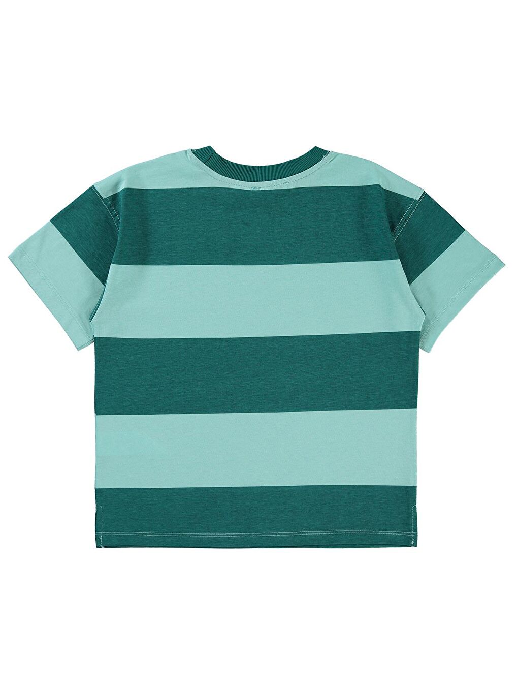 Boys Erkek Çocuk Tişört 6-9 Yaş Petrol-1