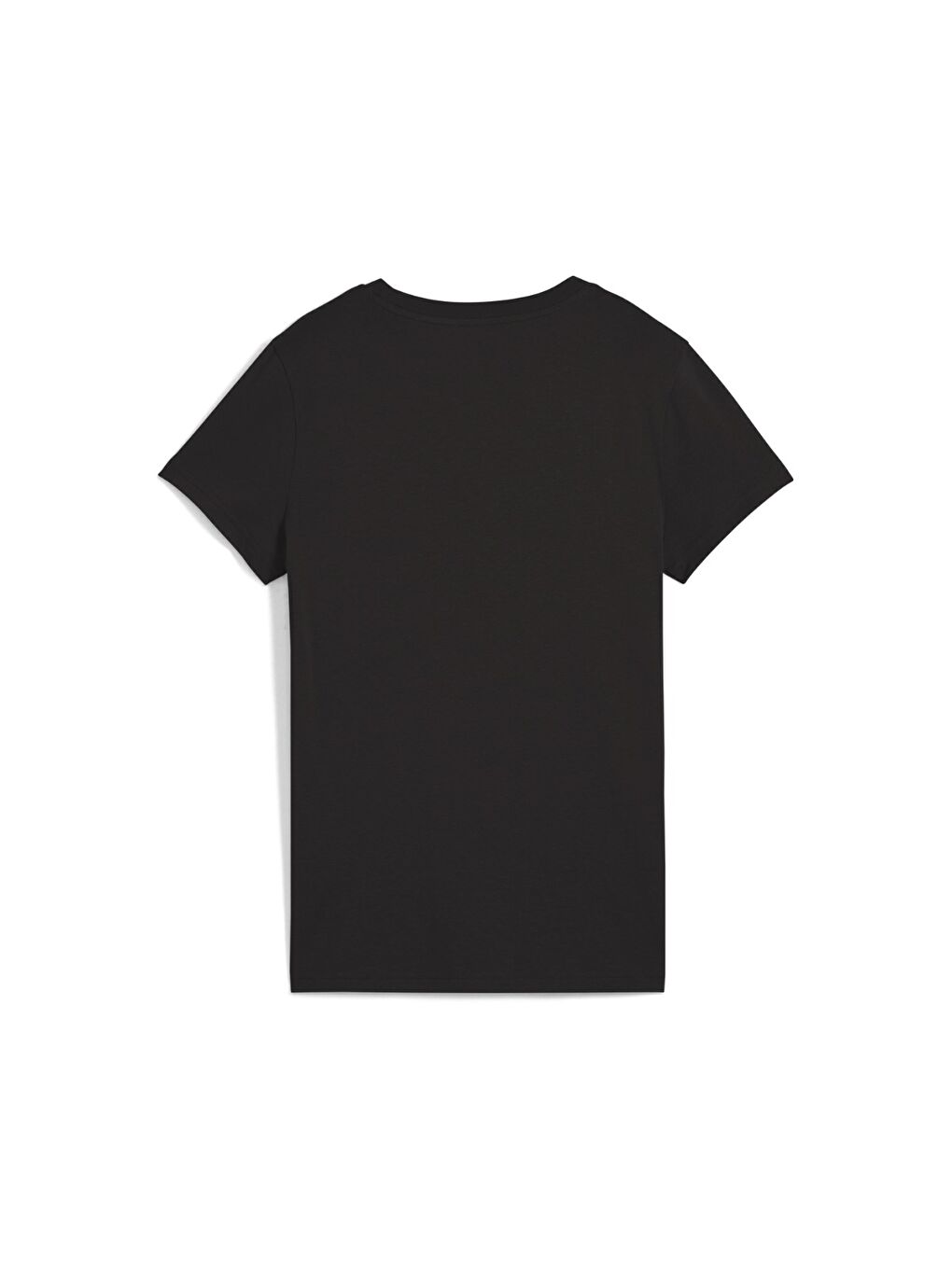 Metallic No 1 Logo Kadın Siyah Yuvarlak Yaka Tişört-4