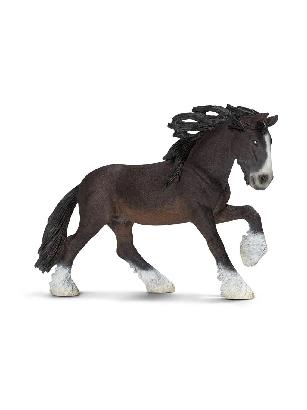 Schleich Beyaz-Renklibaskı Shire Aygır