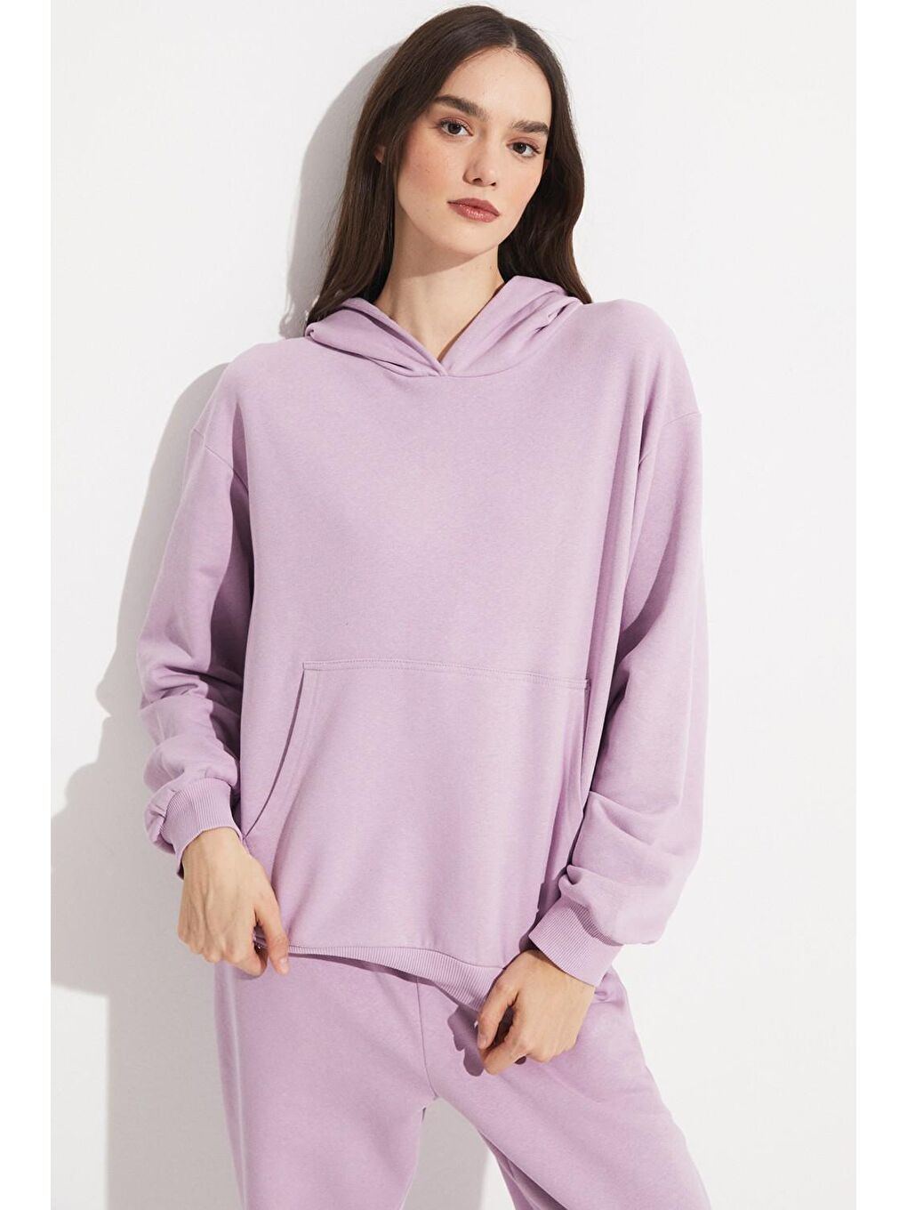 Joystar Lila Kadın Basic Sweatshirt