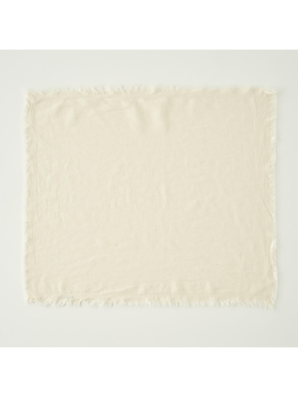 Ekru %100 Pamuk Olive Püsküllü Amerikan Servis Krem (35x45 cm)-1