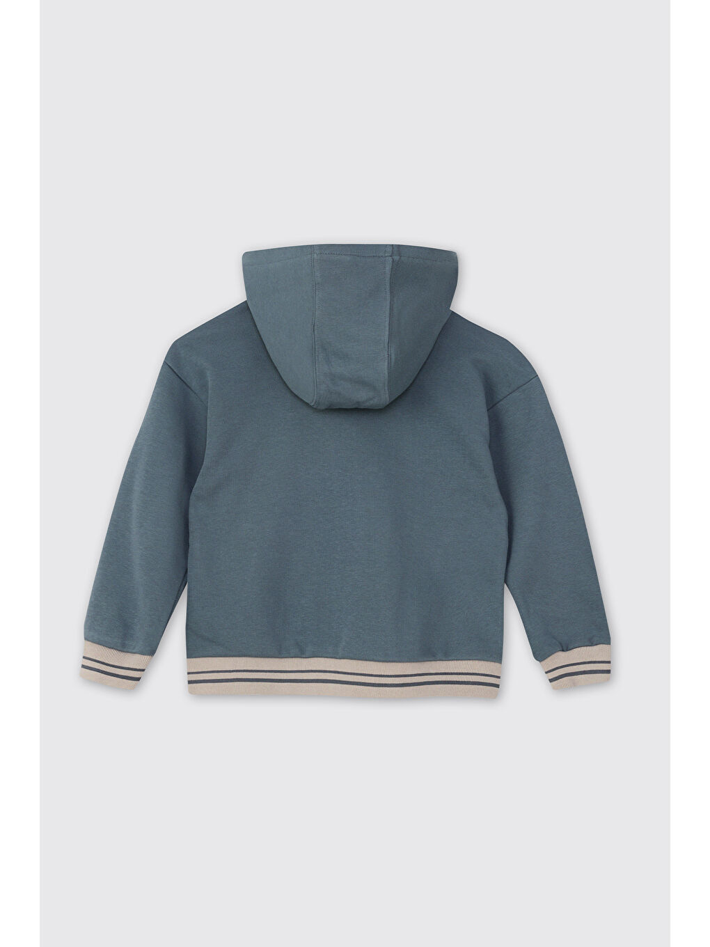 Erkek Bebek Kapüşonlu Petrol Sweatshirt-1