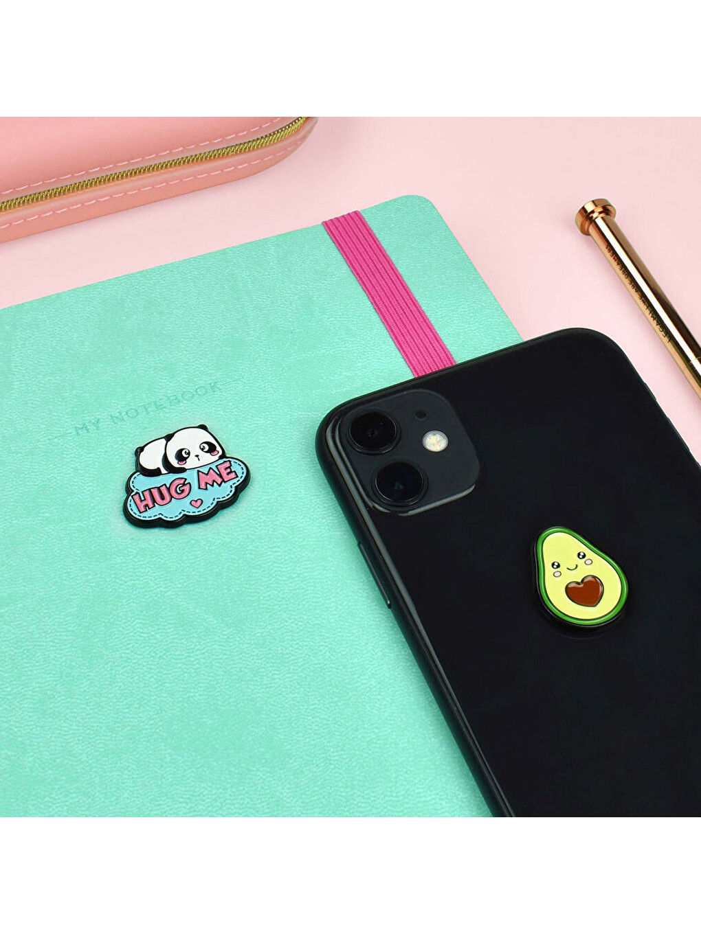 Metal Sticker Seti Avokado-panda K088499-1