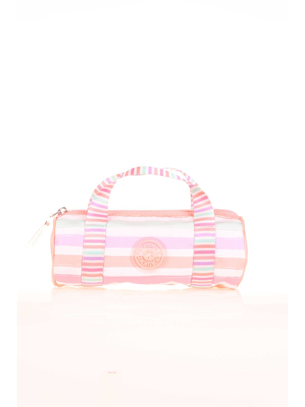 Travel Double Stripe Kalem Çantası Salmon K2599