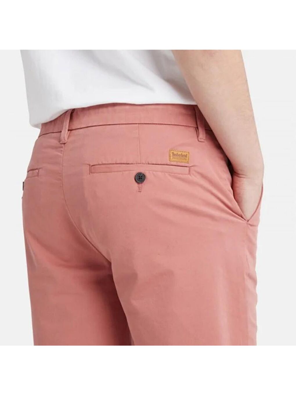 Timberland Pembe Stretch Twill Chino Erkek Pembe Şort - 2