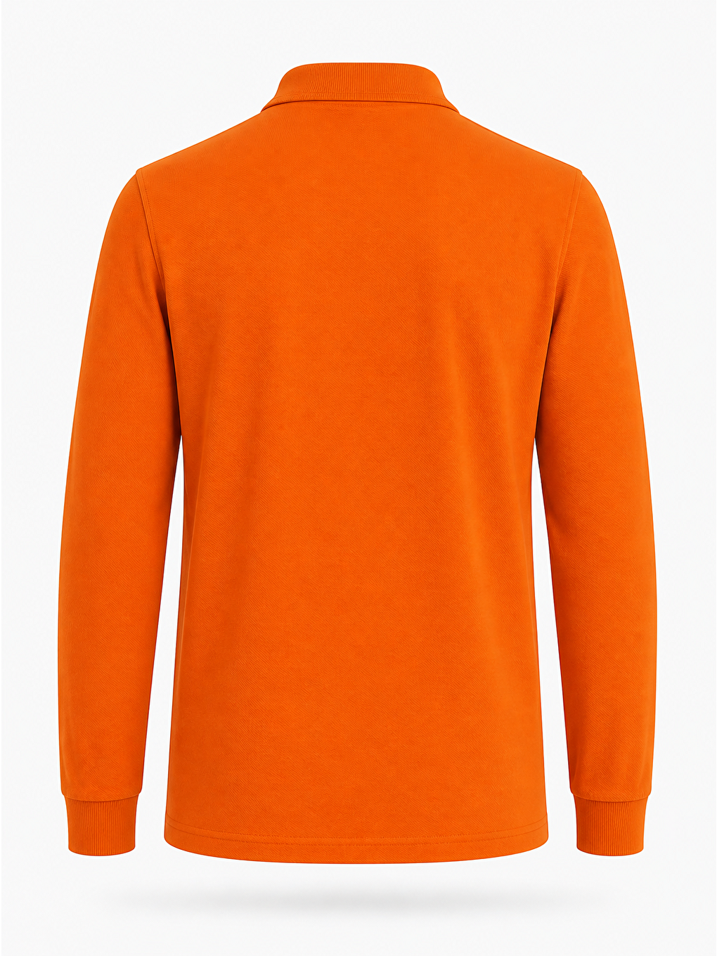 Turuncu Kids Polo Yaka Basic Uzun Kollu Unisex Kız Çocuk Tişört-2