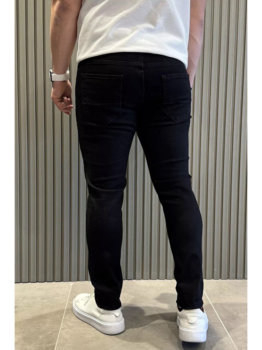 Siyah Erkek Jean Pantolon-2