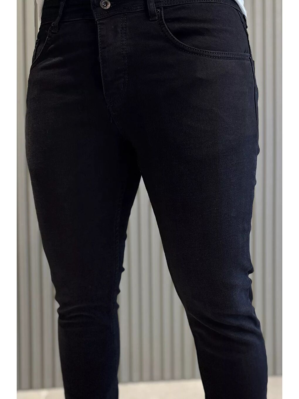 Siyah Erkek Jean Pantolon-3