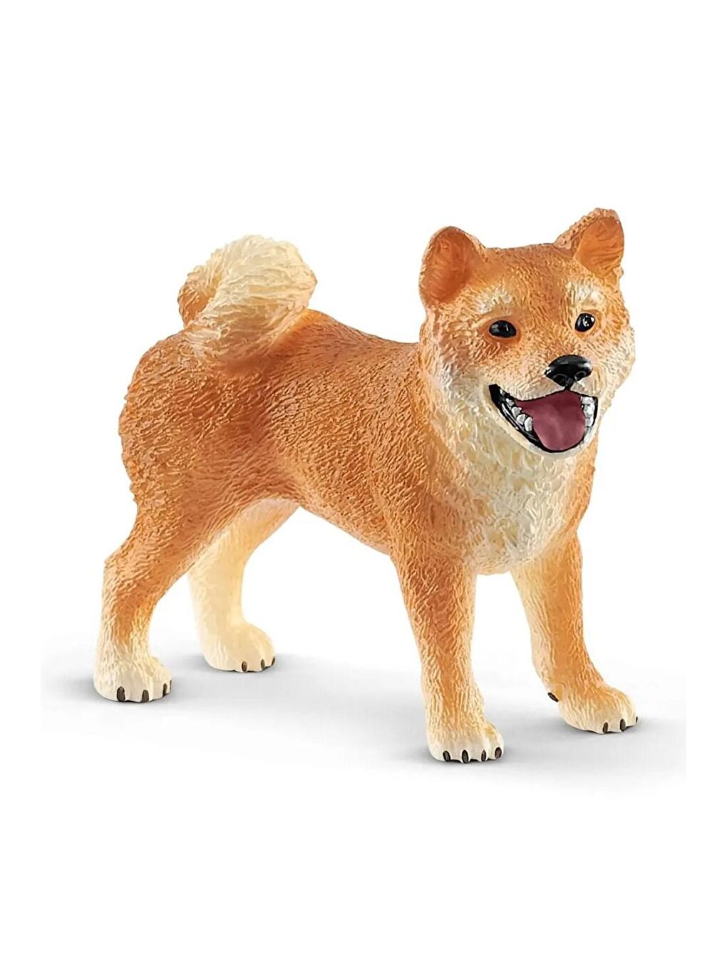 Schleich Beyaz-Renklibaskı Shiba Inu Anne ve Yavru - 1