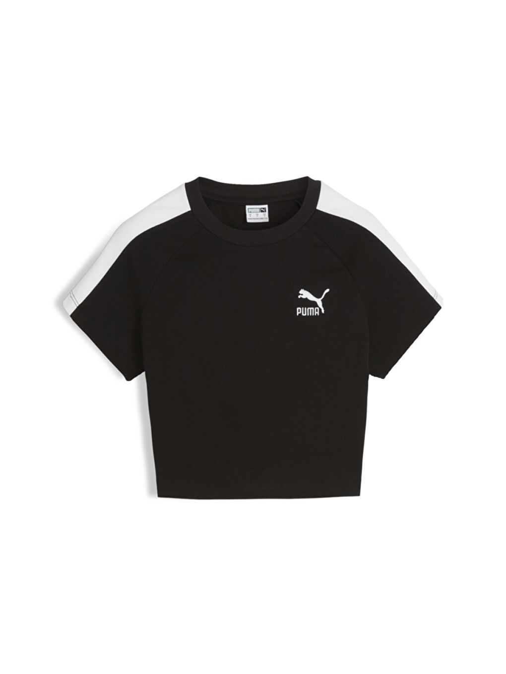 Iconic T7 Baby Kadın Siyah Yuvarlak Yaka Tişört-2