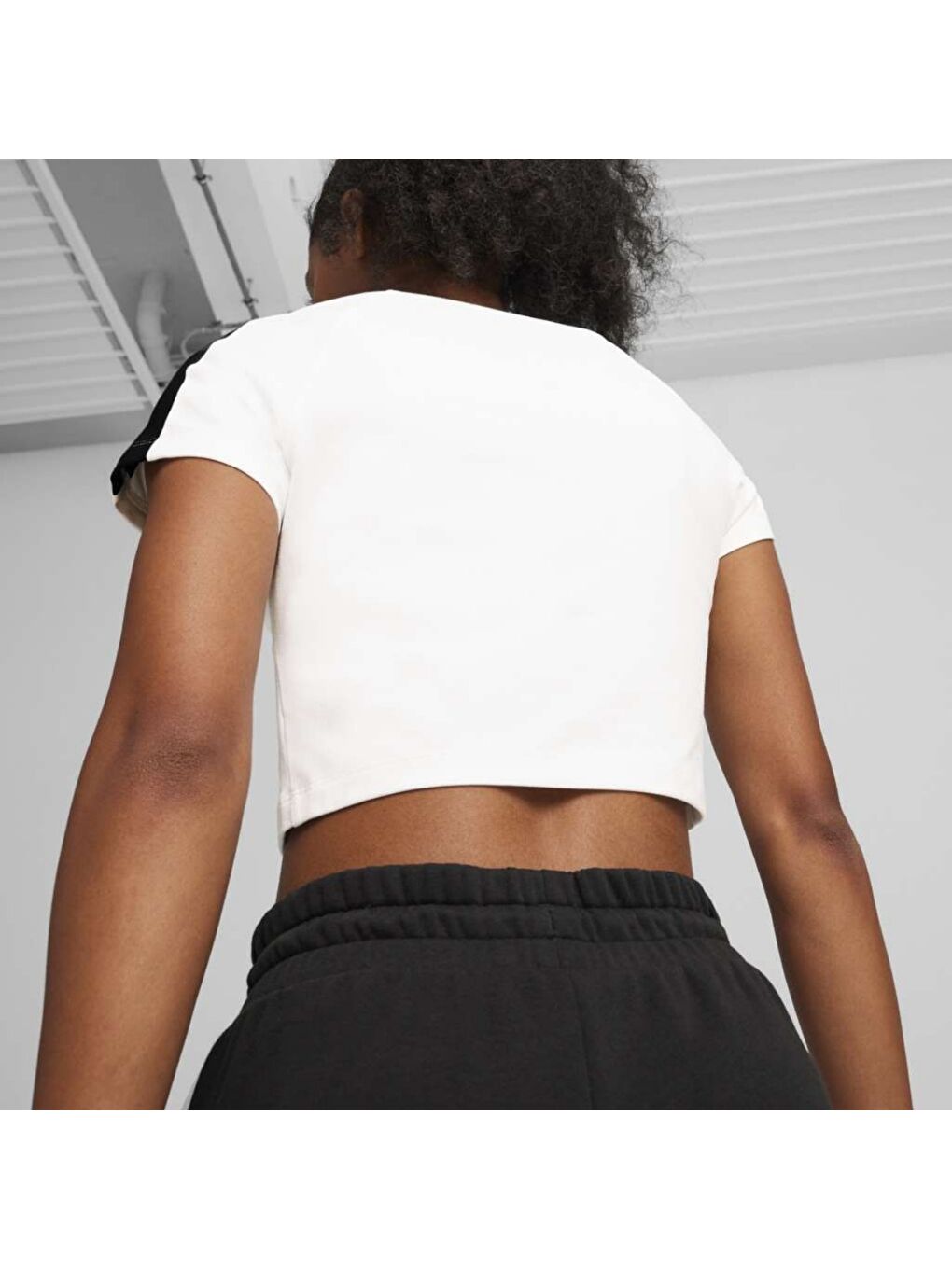 Iconic T7 Baby Kadın Beyaz Yuvarlak Yaka Tişört-1