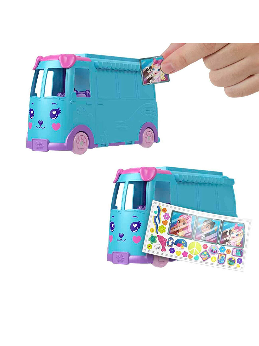 Polly Pocket Hayvancıkların Karavan Macerası Oyun Seti JCC22 - 1