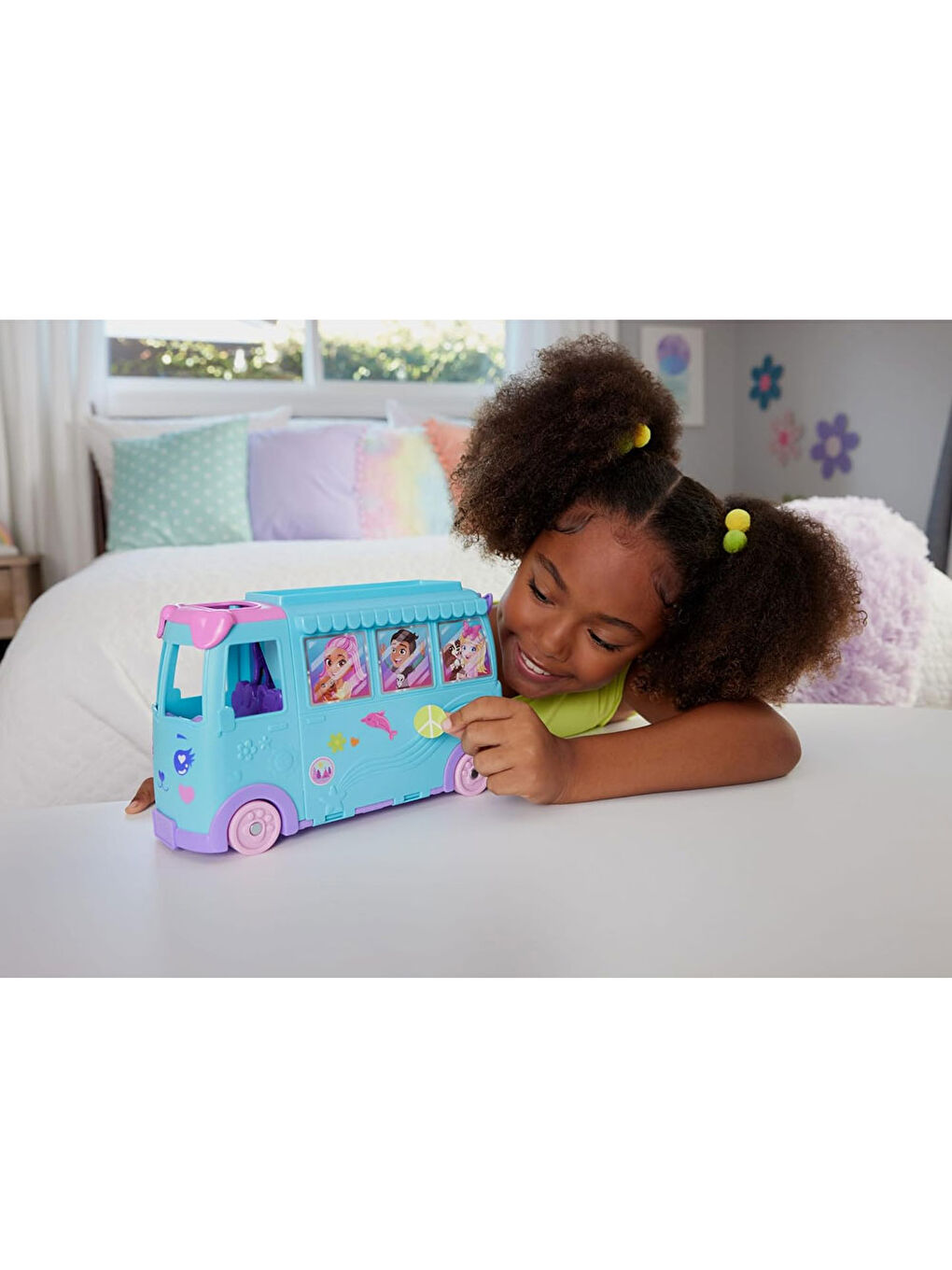 Polly Pocket Hayvancıkların Karavan Macerası Oyun Seti JCC22 - 5